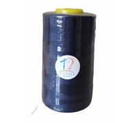 Sasma Home Overlocking Thread - 4 x 5000 Yard Spool - Polyester - Navy Blue