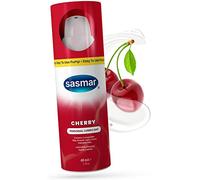 SASMAR Cherry Flavored Lubricant - Water Based Personal Lube for Men, Women - Feels Natural, Long Lasting Formula, Paraben Free, Toy-Friendly and Condom Safe, Oral Lubricant for Couples - 60 ml