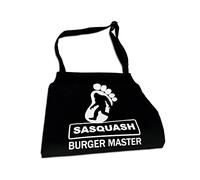Sasquash Burger Master Heavy Duty Smash Burger Apron For Grilling, Cotton