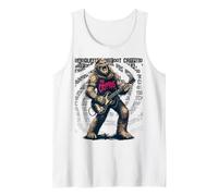 Sasquatch Bigfoot Cryptid Guitar Monster Rock Design Tank Top