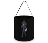Sasquatch Bigfoot For Presidents Large Easter Basket Candy Bags Canva Tote Bag Portable Hallowee Bucket
