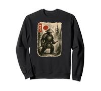 Sasquatch Cryptid Warrior Bigfoot Dressed as Ancient Samurai Sweatshirt
