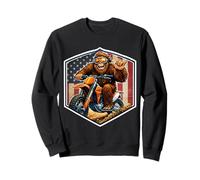 Sasquatch Dirt Bike Rider Motocross Big-foot American USA MX Sweatshirt