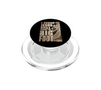 Sasquatch Found Jesus Looking Bigfoot Funny Christian Humor PopSockets PopGrip for MagSafe