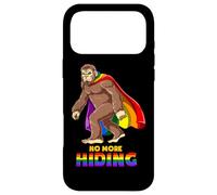 Sasquatch Gay Bigfoot No More Hiding Pride Case for iPhone 17 Pro Max