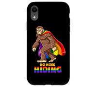 Sasquatch Gay Bigfoot No More Hiding Pride Case for iPhone XR