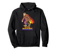 Sasquatch Gay Bigfoot No More Hiding Pride Pullover Hoodie