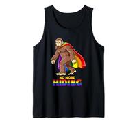 Sasquatch Gay Bigfoot No More Hiding Pride Tank Top