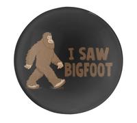 Sasquatch I Saw Bigfoot Round Magnets 1.6 Inch 1 PCS