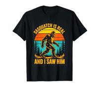 Sasquatch is Real and I Saw Him Bigfoot Hiking T-Shirt
