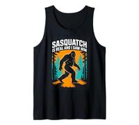 Sasquatch is Real and I Saw Him Bigfoot Hiking Tank Top