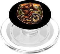 Sasquatch Mountain Bike Rider Big-foot Shaka Downhill Lover PopSockets PopGrip for MagSafe