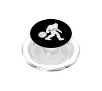 Sasquatch Playing Banjo Bigfoot Silhouette Bluegrass PopSockets PopGrip for MagSafe