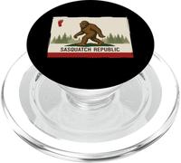 Sasquatch Republic California Funny Bigfoot Sasquatch PopSockets PopGrip for MagSafe