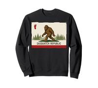 Sasquatch Republic California Funny Bigfoot Sasquatch Sweatshirt