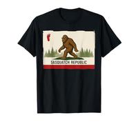 Sasquatch Republic California Funny Bigfoot Sasquatch T-Shirt