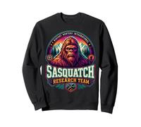 Sasquatch Research Team Bigfoot Hunter Forest Badge Sweatshirt