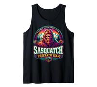 Sasquatch Research Team Bigfoot Hunter Forest Badge Tank Top