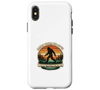 Sasquatch Retro Maybe You're The Myth Walk The Unknown Case for iPhone X/XS