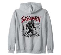 Sasquatch Sighted Wilderness Legend Primal Force Zip Hoodie