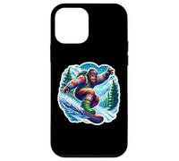Sasquatch Snowboarding Big-foot Snowboarder Snowboard Lover Case for iPhone 12 mini