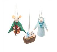 Sass and Belle Navity Mice Felt Decoration - Set of 3 Pieces