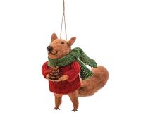 Sass and Belle Squirrel in a Jumper Felt Decoration
