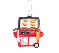 Sass & Belle Festive Novelty BBQ Glass Tree Decoration Christmas Bauble