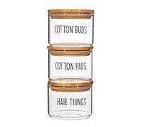 Sass & Belle Beauty Stacking Jars - Set Of 3