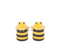 Sass & Belle Bee Salt & Pepper Shakers - Cute Ceramic Salt & Pepper Set for Dining Table, Perfect Bee as Gift and for Kitchen Decor - Sass and Belle Homeware & Kitchen Accessories