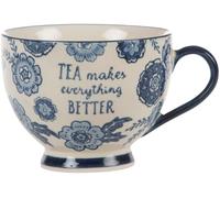 Sass & Belle Blue Willow Floral Mug