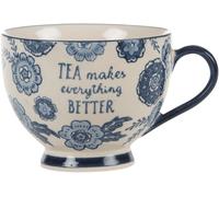 Sass & Belle Blue Willow Floral Mug - Ceramic Coffee Mug Designed for Tea Coffe