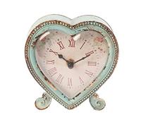 Sass & Belle Boudoir Heart Clock Duck Egg