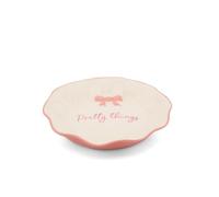 Sass & Belle Bow Trinket Dish - Decorative Ceramic Jewellery Tray, Trinket Tray or Jewellery Stand for Small Accessories, Unique Design from Sass and Belle