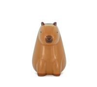 Sass & Belle Capybara Mini Vase - Brown Dolomite Ceramic Table Decoration, Flower Vase for Home Decor, Small Glass Vases for Flowers, Sass and Belle Animal Design