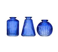 Sass & Belle Cobalt Blue Glass Bud Vases - Set of 3