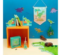 Sass & Belle Cute Roarsome Dinosaur T-Rex Children's Rug Mat, Green