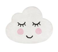Sass & Belle Cute Sweet Dreams Smiling Cloud Children's Rug Mat, White