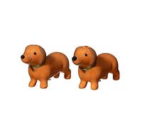 Sass & Belle Dachshund Salt and Pepper Set - Cute Ceramic Sausage Dog Shakers, Fun Tableware Gift, Quirky Kitchen Accessories for Condiments, Collectable Salt & Pepper Dispensers