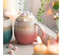 Sass & Belle Dip Glazed Ombre Pink Mug