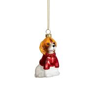 Sass & Belle Dog in Jumper Shaped Bauble