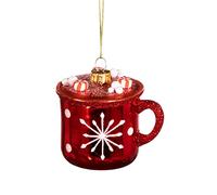 Sass & Belle Enamel Hot Chocolate Mug Shaped Bauble
