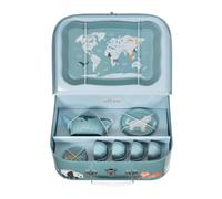 Sass & Belle Endangered Animals Print Tin Tea Set