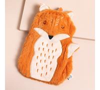 Sass & Belle Finley Fox Hot Water Bottle with Cover - Super Soft and Cosy, Ideal for Adults & Kids - Hot Water Bottle with Cover UK - Cute Winter Gift