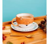 Sass & Belle Finley Fox Tea Cup and Saucer Set