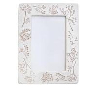 Sass & Belle Flower Imprint Frame - Decorative Home Decor Styling Elegant Picture Frame For House Gifts Home Decoration With Floral Texture Design For Modern Living Spaces