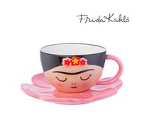 Sass & Belle Frida Kahlo Cup and Flower Saucer Set Boho Fiesta Teacup