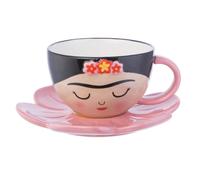 Sass & Belle Frida Kahlo Cup & Flower Saucer Gift Set