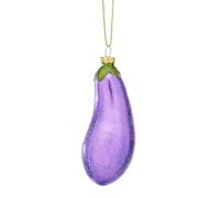 Sass & Belle Fun Food Aubergine Shaped Bauble Purple