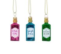 Sass & Belle Gin Bottles Mini Bauble Set